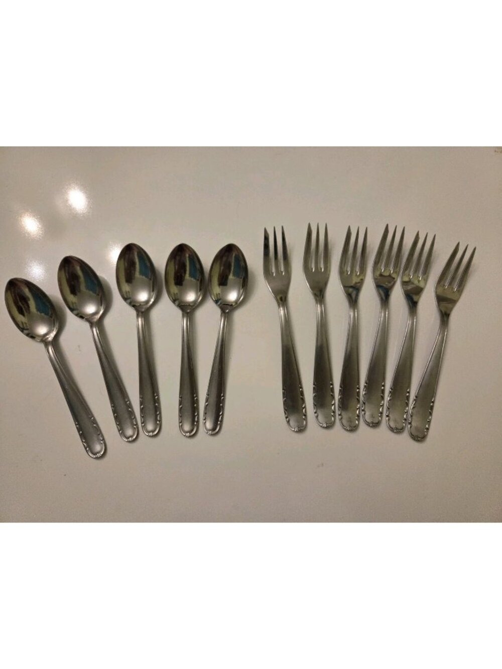 Set Demitasse Spoons & Pastry Forks Wusthof Hallmark Stainless Flatware Germany